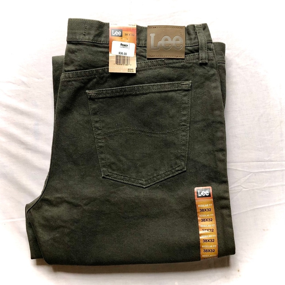 *NWT* LEE | Fatigue-colored Mens Straight Leg - Picture 2 of 16